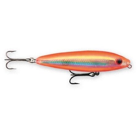 Rapala Skitter Walk Topwater Lure, 3 18, 716 Oz Holographic Orange Gold, Floating SW08HOG